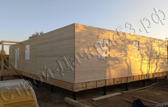 4 Каркасно-щитовой дом Д-11, 13.2x9.5м, 125.4 М², Мурманская область, Печегнский район, село Корзуново (13)